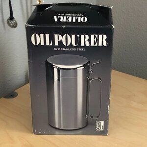 Vintage Guido Bergna Inox Oil Pourer - NEW